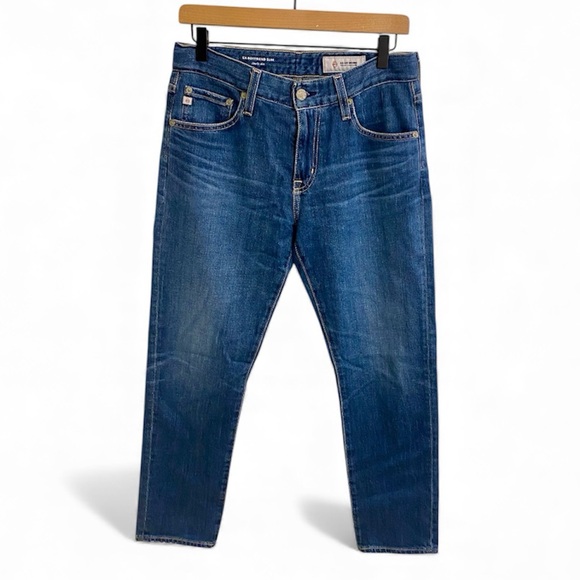 AG EX-BOYFRIEND SLIM JEANS SLOUCHY SLIM WOMENS SIZE 27 AG STRAIGHT LEG JEANS - Picture 4 of 16